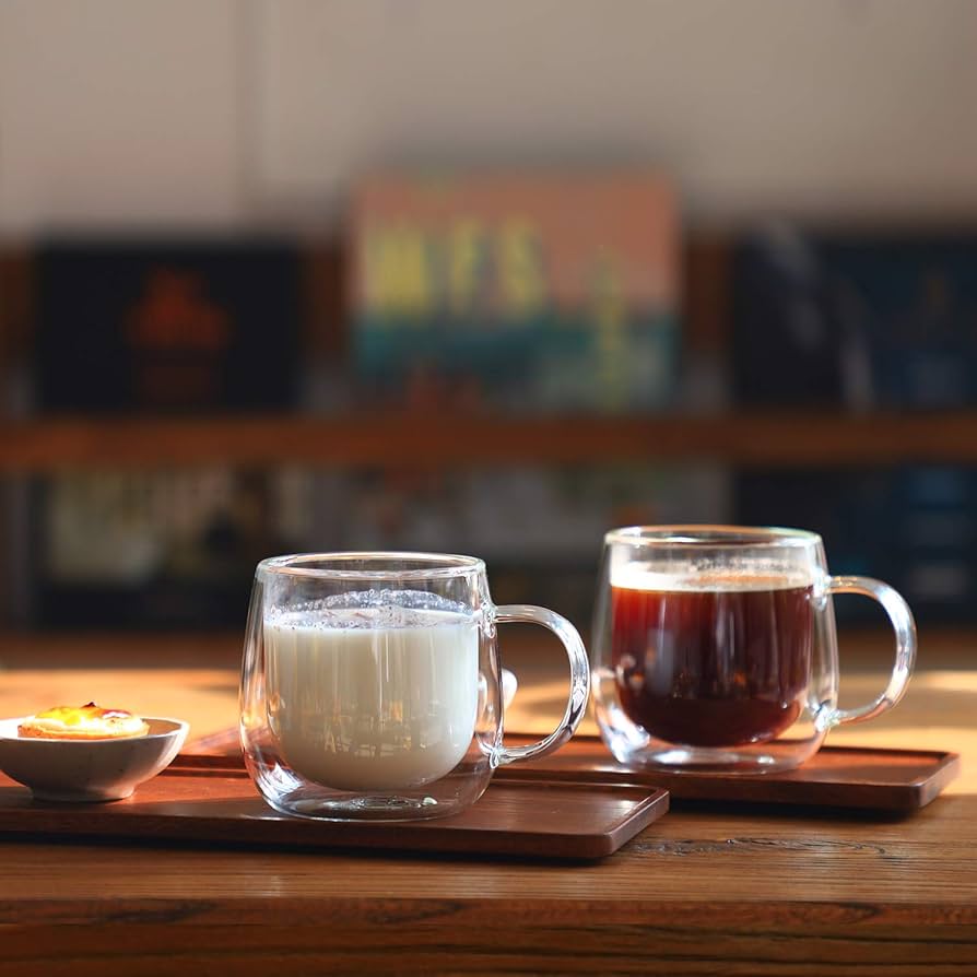 CNGLASS 30.4oz Glass Teapot With Bamboo Lid Stovetop Safe And 3.4oz(4