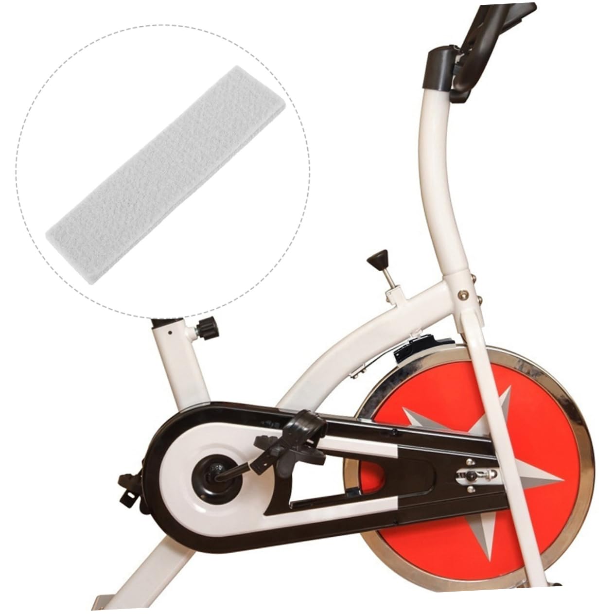 BESPORTBLE Pastiglie Freno in Feltro Accessori di Ricambio per Bici da Fitness 6 Pezzi Effetto Silenzioso e Protezione Cerchi per Esercizio