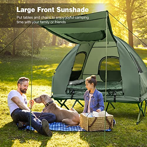 Carpa DORTALA para 2 Personas con Cama Elevada y Colchón miniatura 3