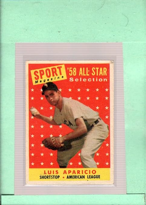 Baseball MLB 1958 Topps #483 Luis Aparicio AS VG/EX Very Good/Excellent White Sox