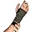 INDEEMAX Copper Wrist Compression Sleeve 1 Pair, Comfortable Hand Brace Support for Arthritis, Tendonitis, Sprains, Workout, Carpal Tunnel - Left & Right - Women and Men