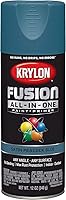 Vista 24 de Krylon Fusion All-In-One K02716007- Pintura en aerosol para uso en interiores y exteriores, azul patriótico brillante, 12 onzas (paquete de 2)