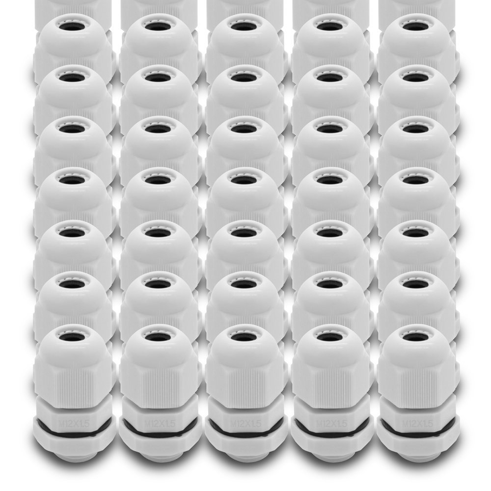 ARLI Kabelverschraubungen M12 x 1,5 mm IP68, 20 Stück