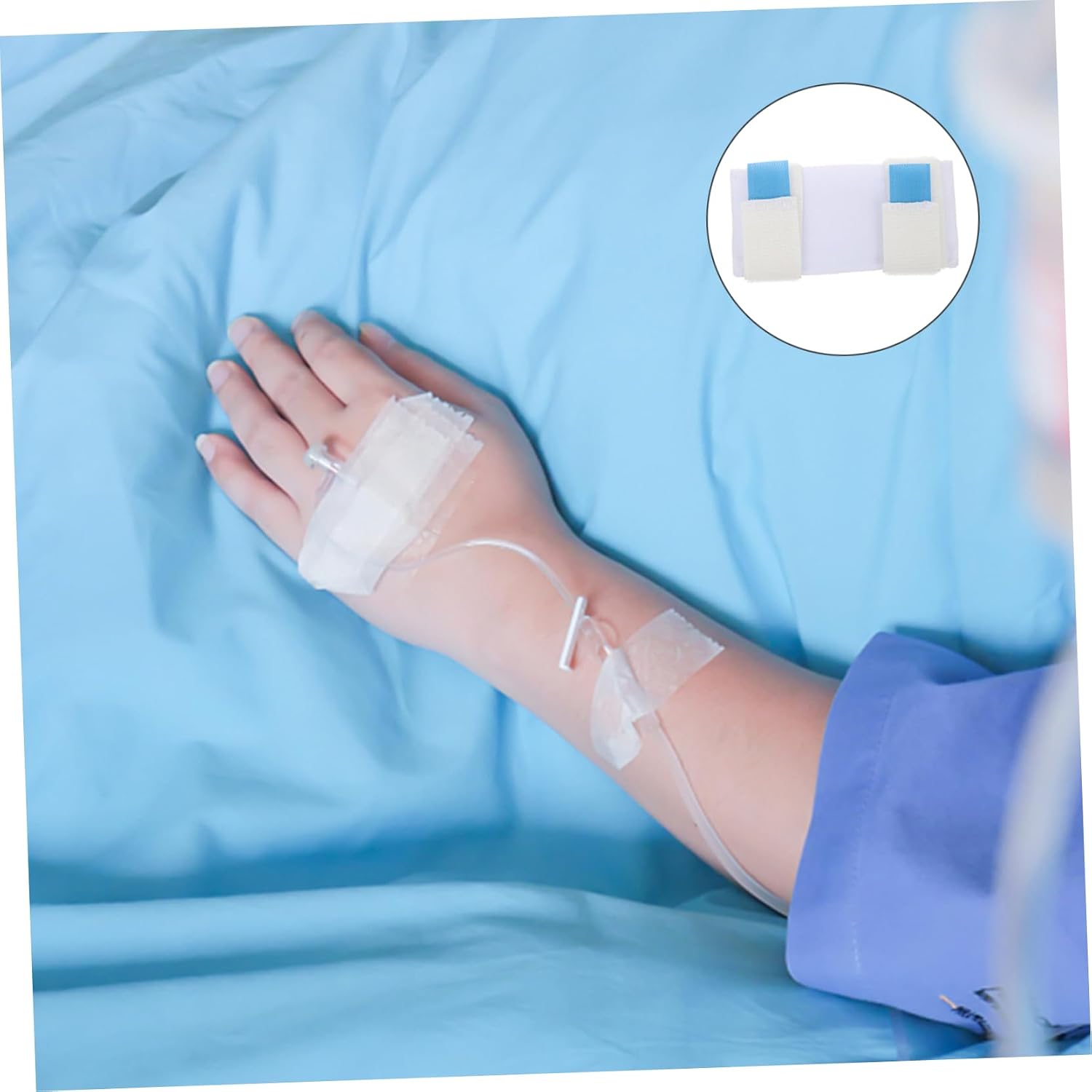 FRCOLOR Adjustable Infusion Board Fixing Strap Anti-Running Device for Arm Practical Infusion Strap for Use