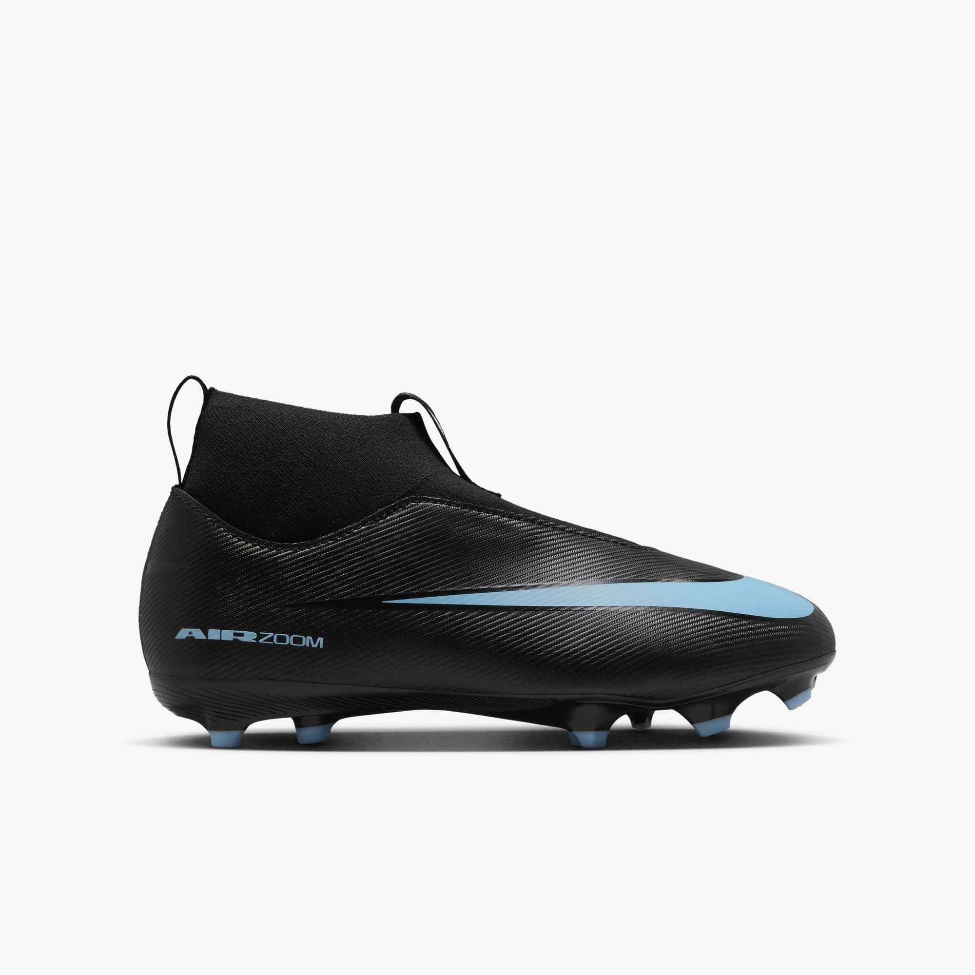 Nike Kids Air Zoom Mercurial Superfly X Academy Fg/Mg Black/Blue