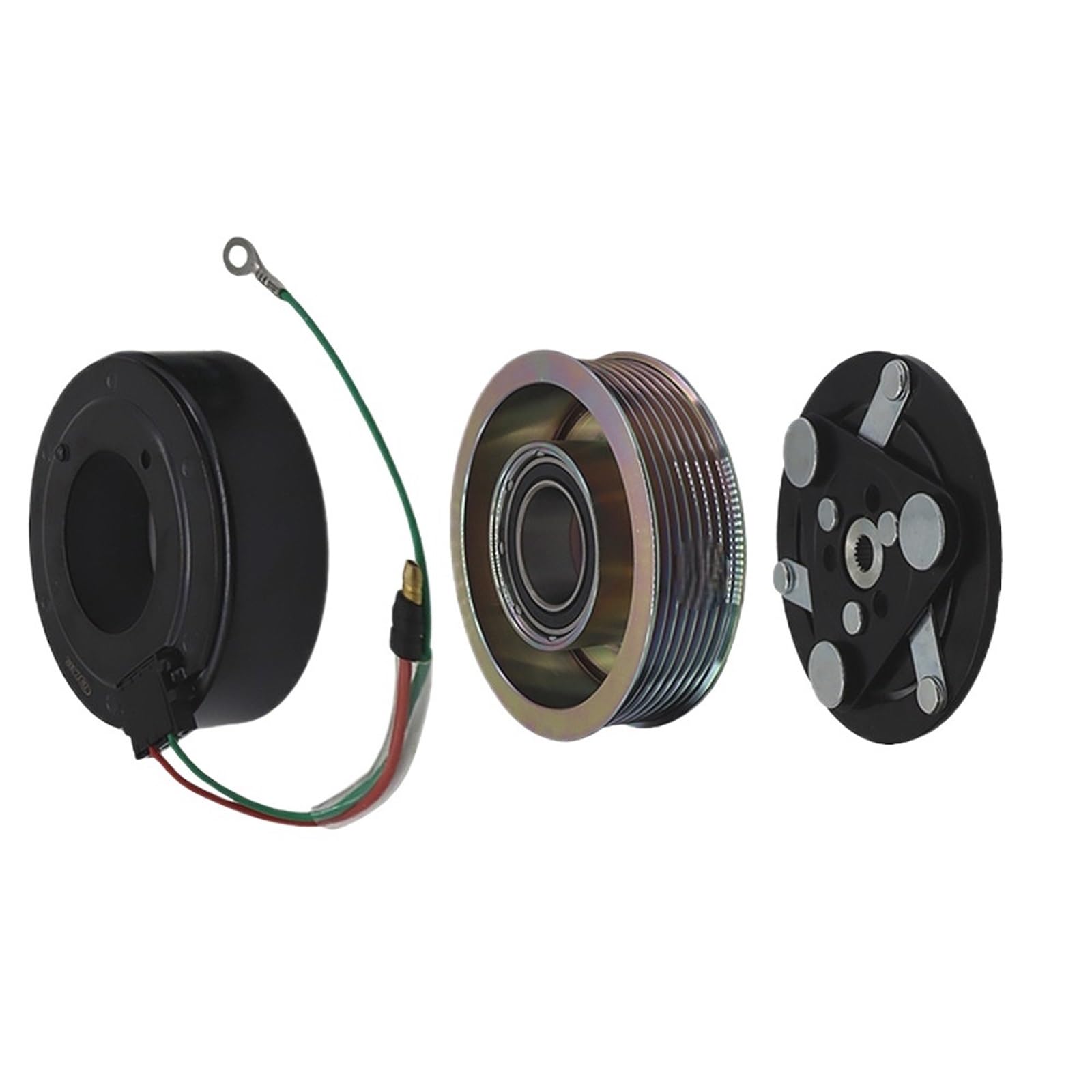 Qiuymgfg One Color Ac Compressor Clutch Kit Fit For Fit For Accord 2.0 38810-Rba-006 38810Rba006 Hdak238 12V Fmm 7Pk A/C Ac Compressor Clutch Kit