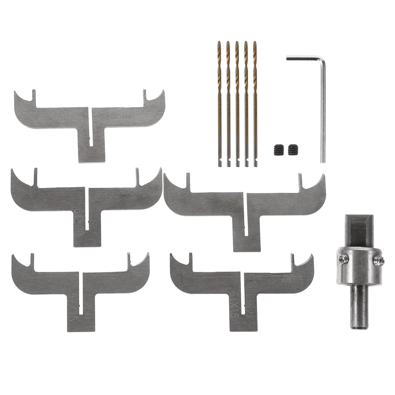 Levemolo Set di Utensili per Intaglio Legno ad Alta Precisione in per Realizzazione Braccialetti e Anelli in Legno Fresatura e Foratura Professionale