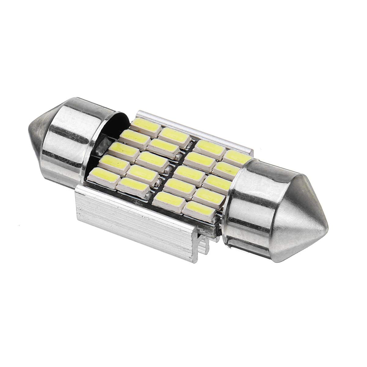 2X AUTO 12V LED 31/36MM Festoon Lampadina Interna Bianca Alte - Foto 9