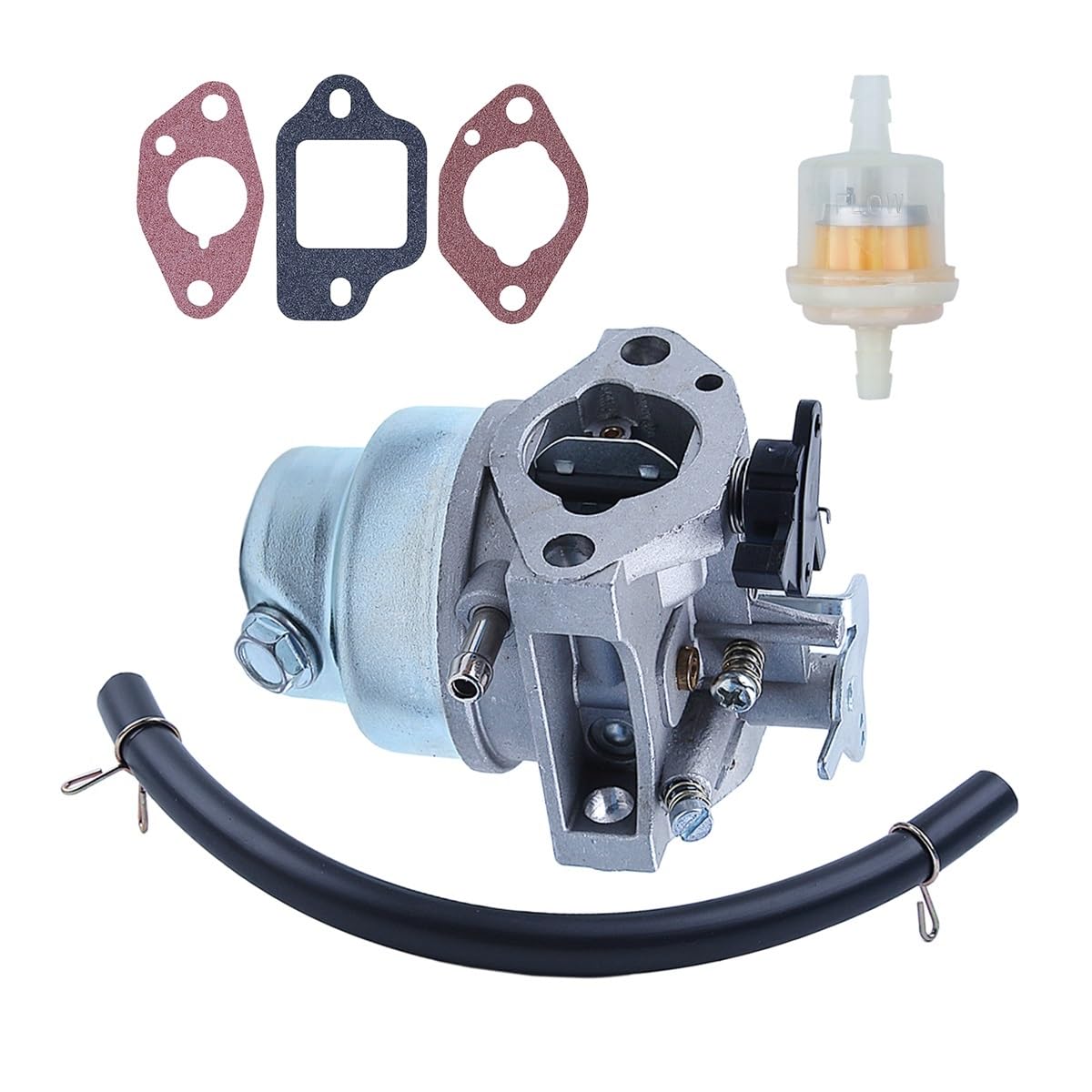 Kit de Filtro de Manguera de Combustible y Junta de carburador for Motor de cortacésped GCV160, GCV160LA, HRB216, HRR216, HRS216, HRT216 y HRZ216.