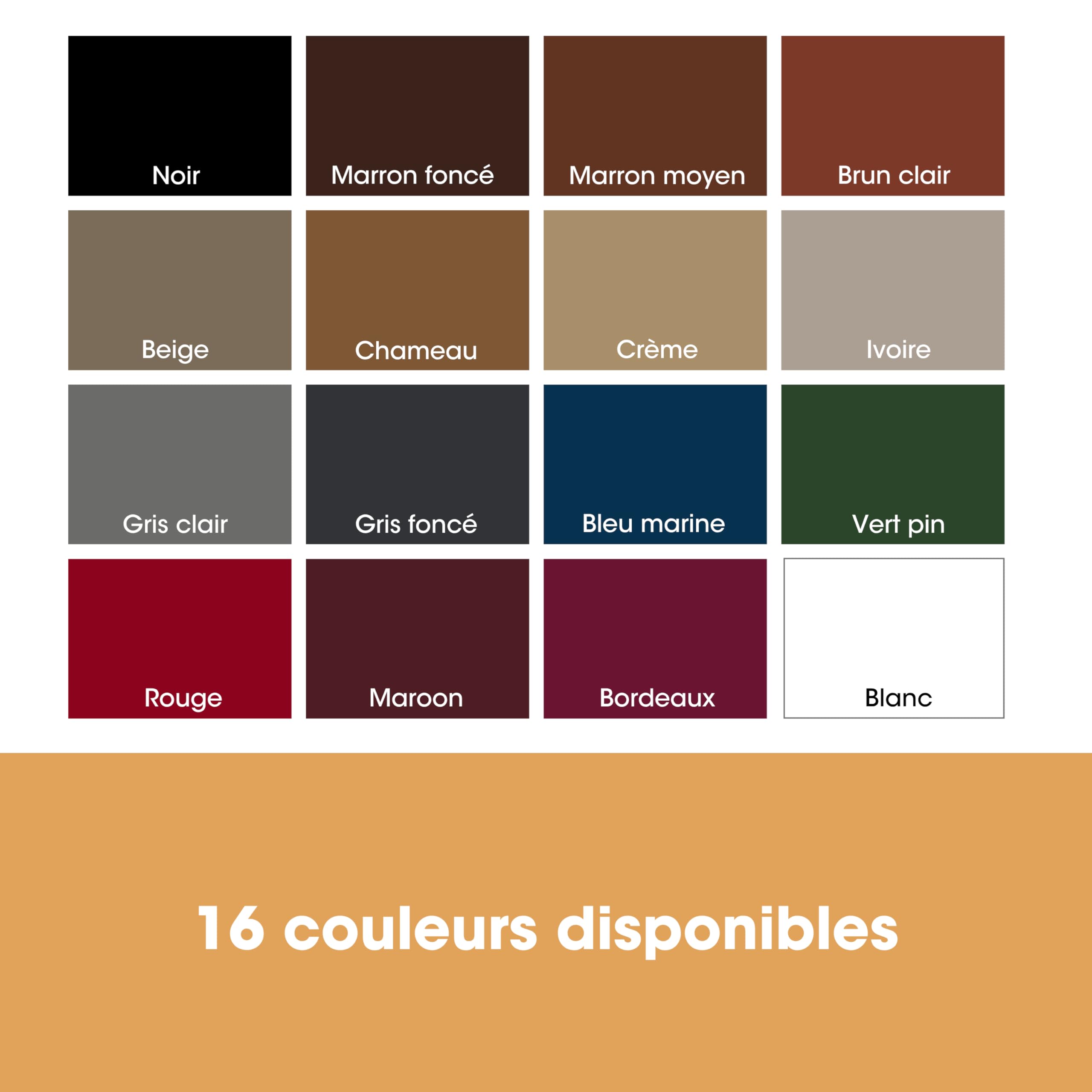 Furniture Clinic Peinture et teinture pour réparation pour cuir | Teinture auto-scellante pour une réparation rapide et facile | Convient pour les canapés, les sièges de voiture, les chaussures, les