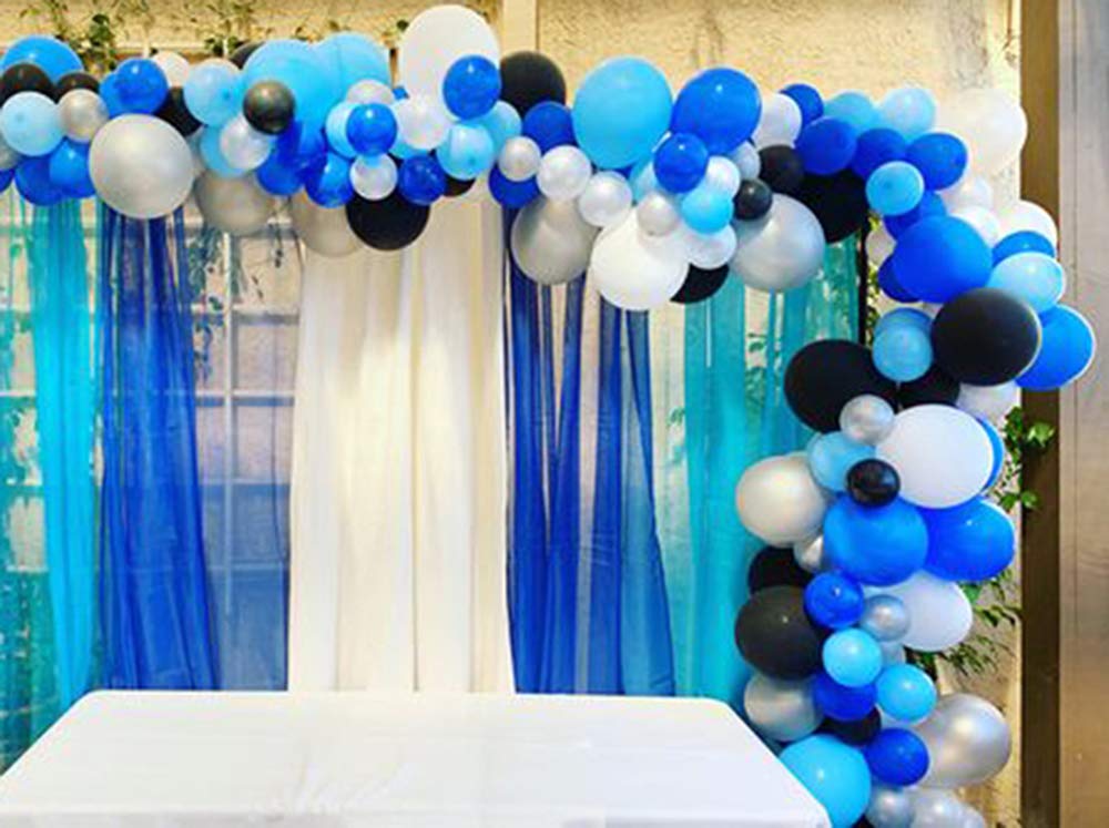 arch balloons for baby shower