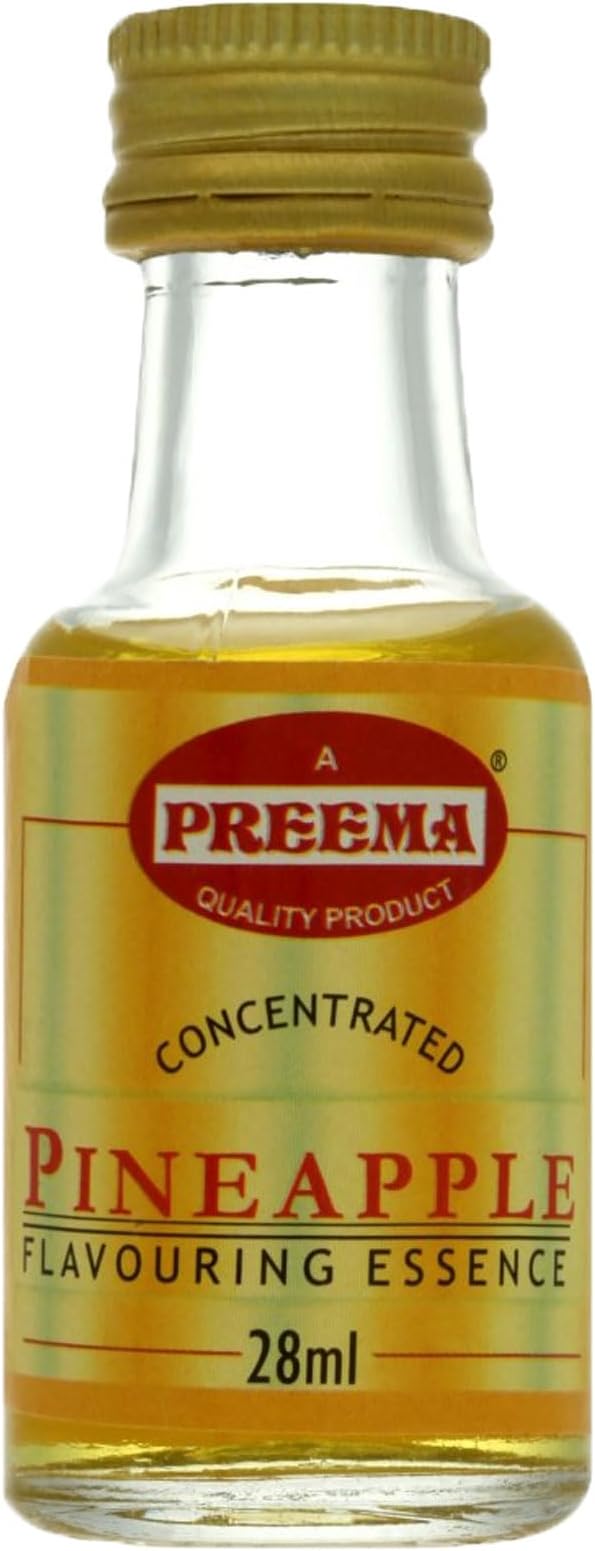 Flavouring Essence 28ml Bottle Halal Different Flavours Essance For Baking Cooking Drinks HerbsnSpiceit (28ml, Pineapple)