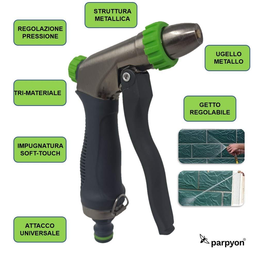 Pistola Irrigazione con 8 Regolazioni - Irrigazione giardino