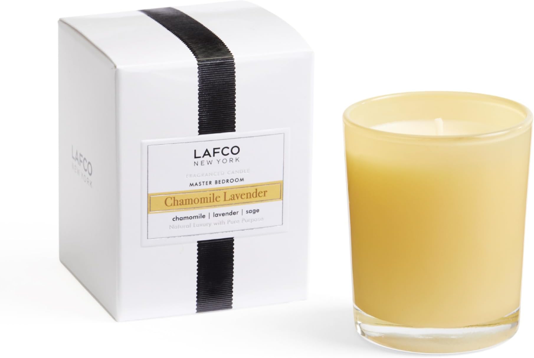 Votive Candle, Chamomile Lavender - 1.9 oz - 20-Hour Burn Time - Reusable Glass Vessel - Made in The USA