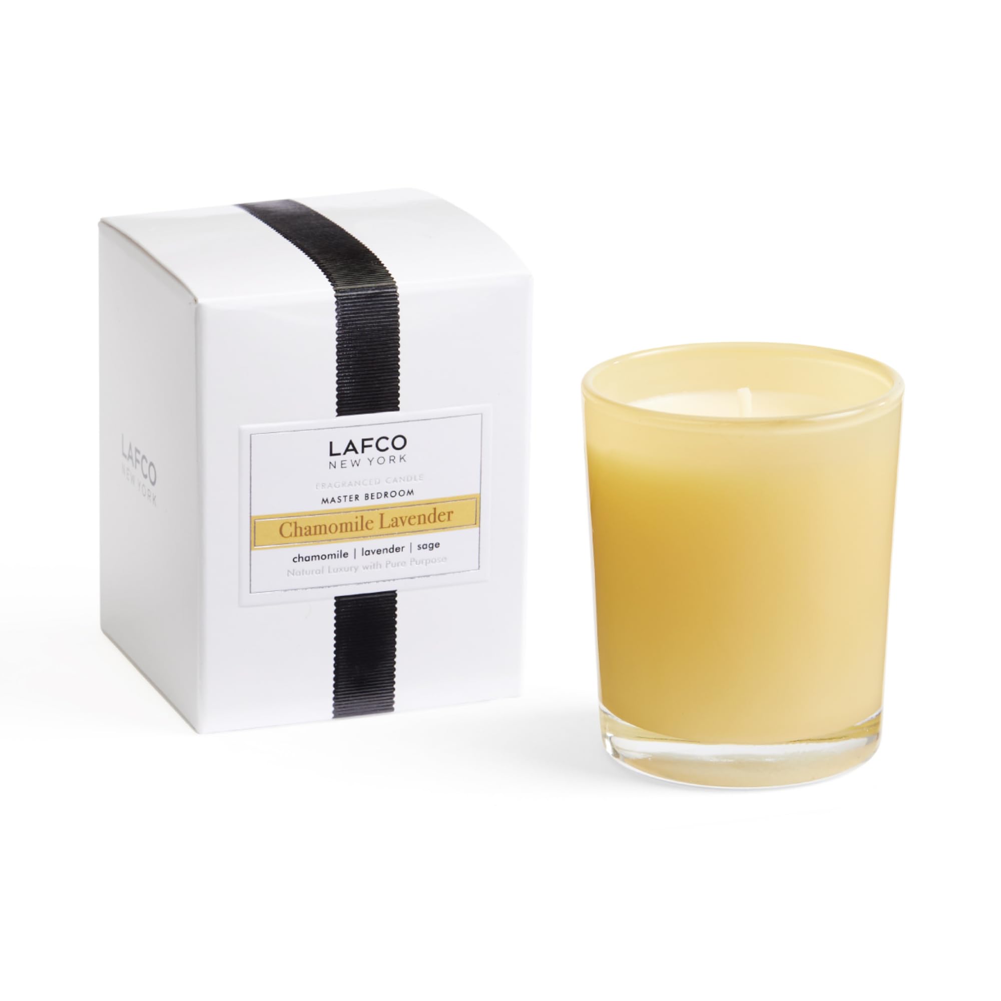 Votive Candle, Chamomile Lavender - 1.9 oz - 20-Hour Burn Time - Reusable Glass Vessel - Made in The USA