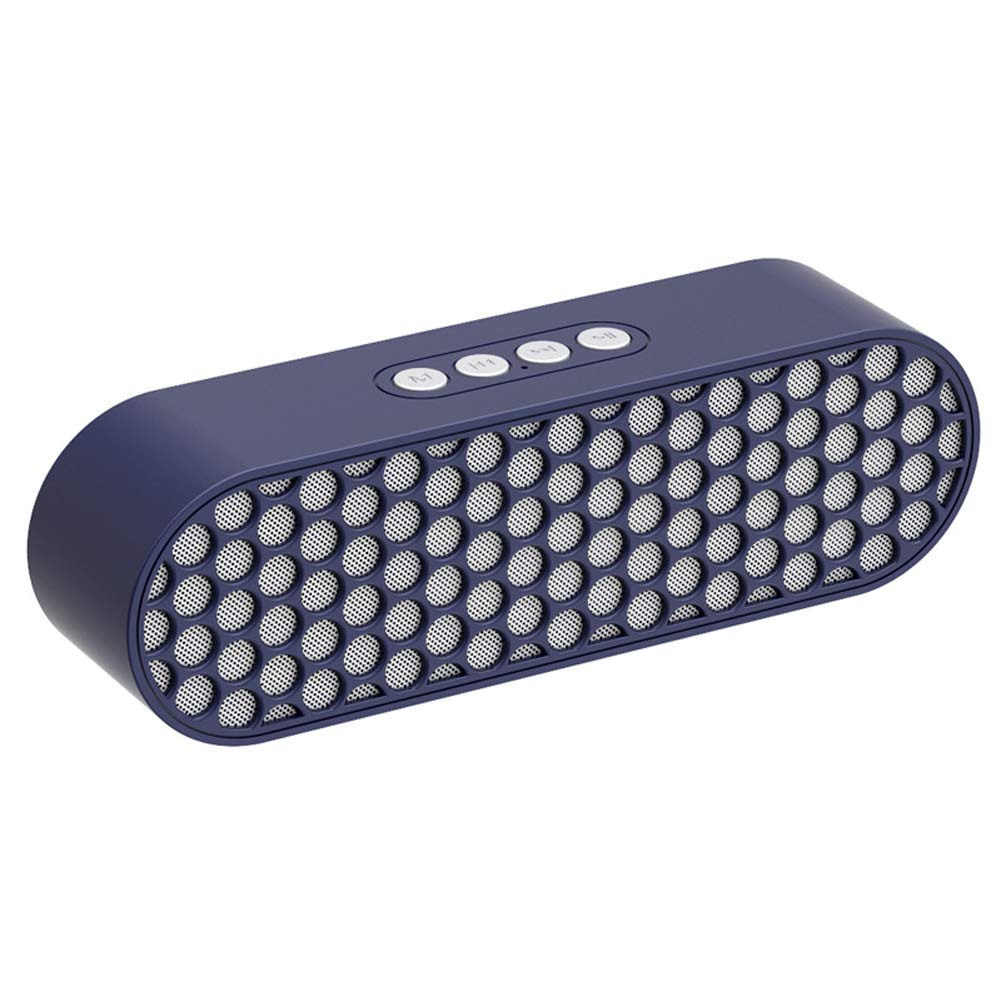 Haut-parleur Bluetooth portable bleu idéal pour voiture avec lecture USB