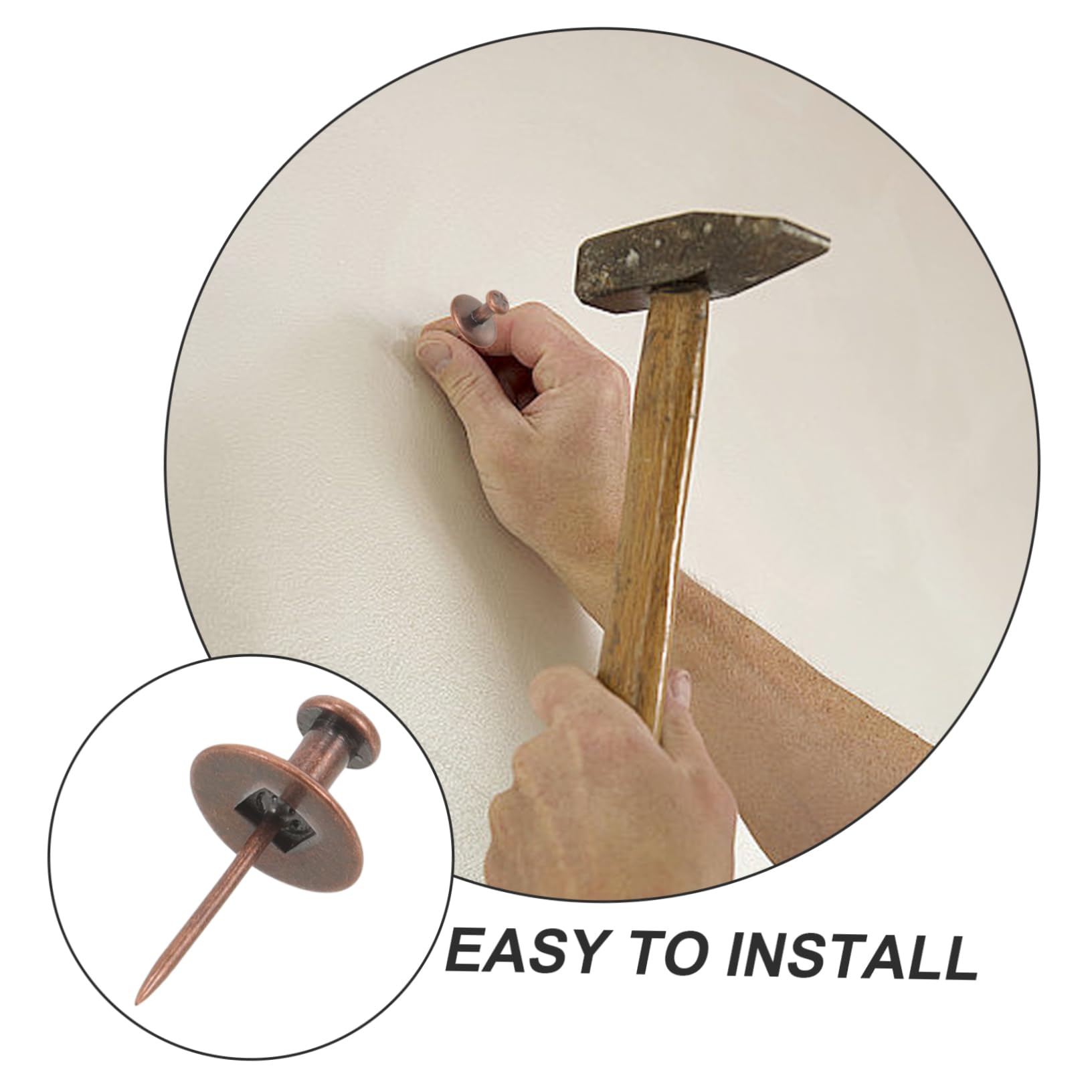 Angoily 80pezzi Chiodi Appendere Per e Chiavi Facili Installare Resistenti e Versatili Per Decorazioni e Organizzazione