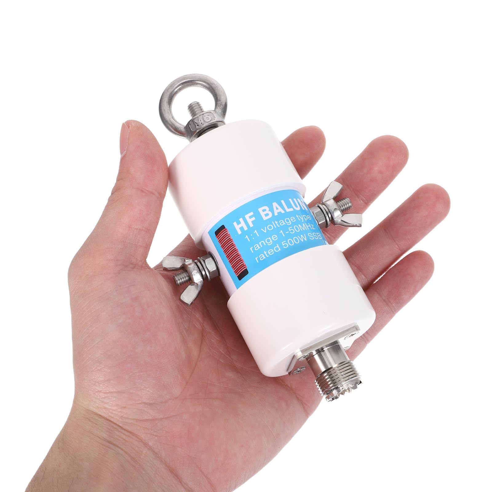 POPETPOP Trasformatore 1:1 per Antenna Onde Corte 1-50mhz 500w Trasmissione Stabile in Plastica e Metallo per Uso Professionale Radio Ricetrasmittente