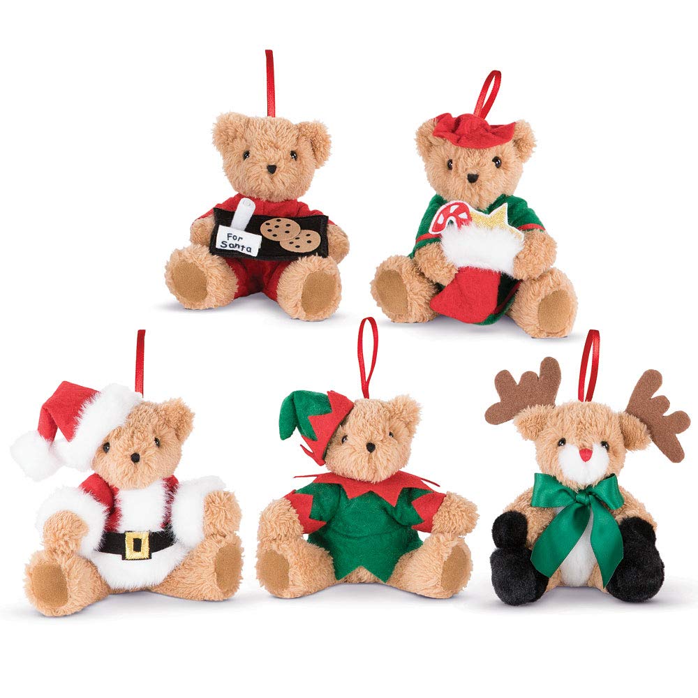 Vermont Teddy Bear Christmas Ornaments 