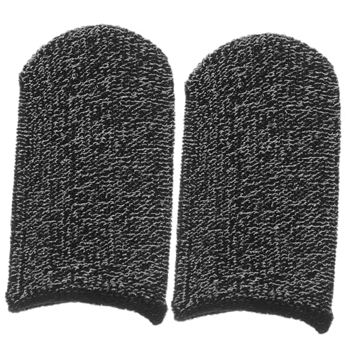 Toyvian 2pcs Guitar Finger Elastic Thumb Protectors for Ukulele Bass Comfortable Fit Natural Playing Protects Fingers from Injury for Musicians Guitarists