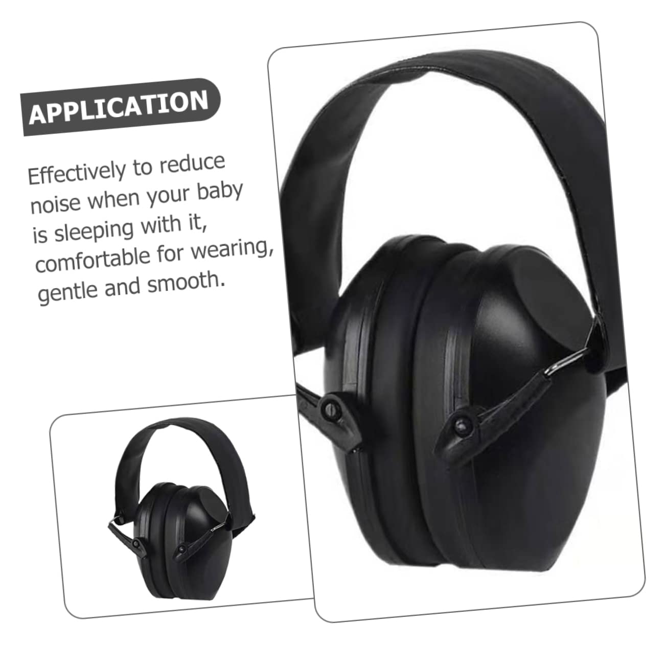 BESTonZON 2pièces Garçon Fille Protection Auditive Earmuff Réducteur De Bruit Nés Casque Confortable Pour Sommeil Et Apprentissage Ajustable Pour Garçon Fille