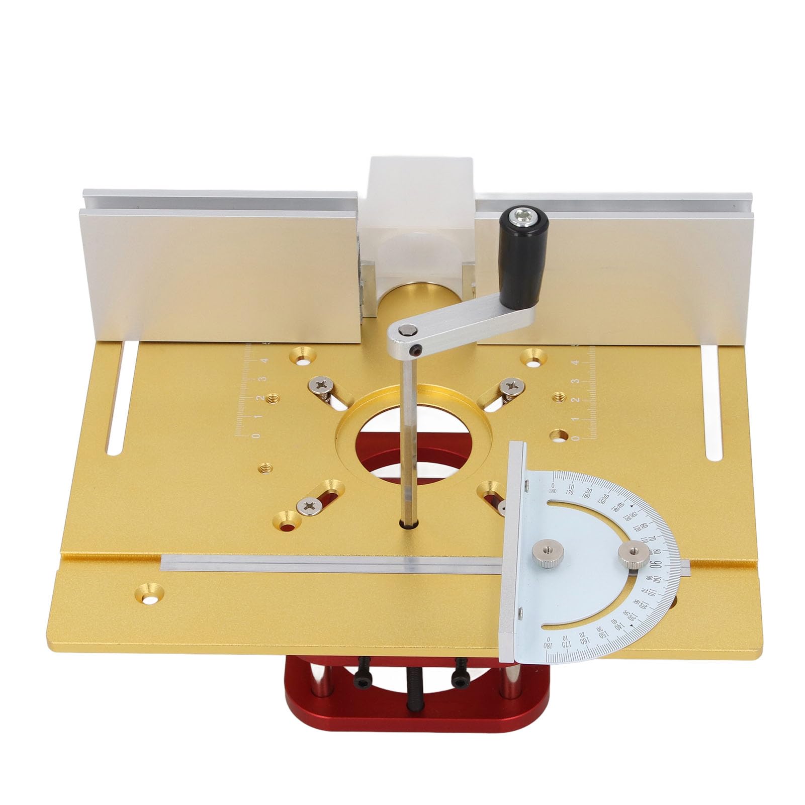 Dpofirs Kit de de Enrutador de Elevación Manual Kit de Elevación de Enrutador Duradero y Preciso para Carpintería, Fácil Instalación, para Entusiastas de la Artesanía y Carpinteros Profesionales