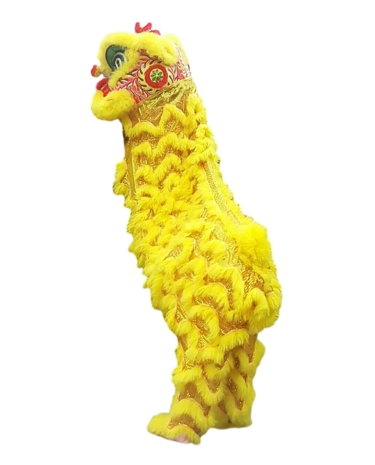 Krxsobnv C Lion Dance Lothes, Ostume Artificial Wool Lion Dancing Dragon Dance For Outdoor Parties Halloween Hristmas Mascot