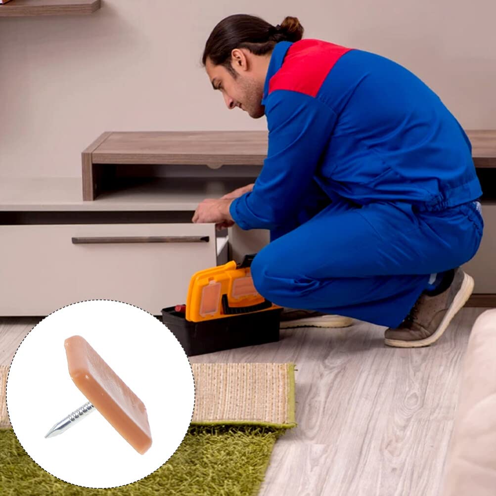 OSALADI 30pcs Tack-in Drawer Glides,Nails Drawer Stoppers,Drawer Stoppers for Repairing Dressers,Making All The Drawers Slide Smoothly and Evenly