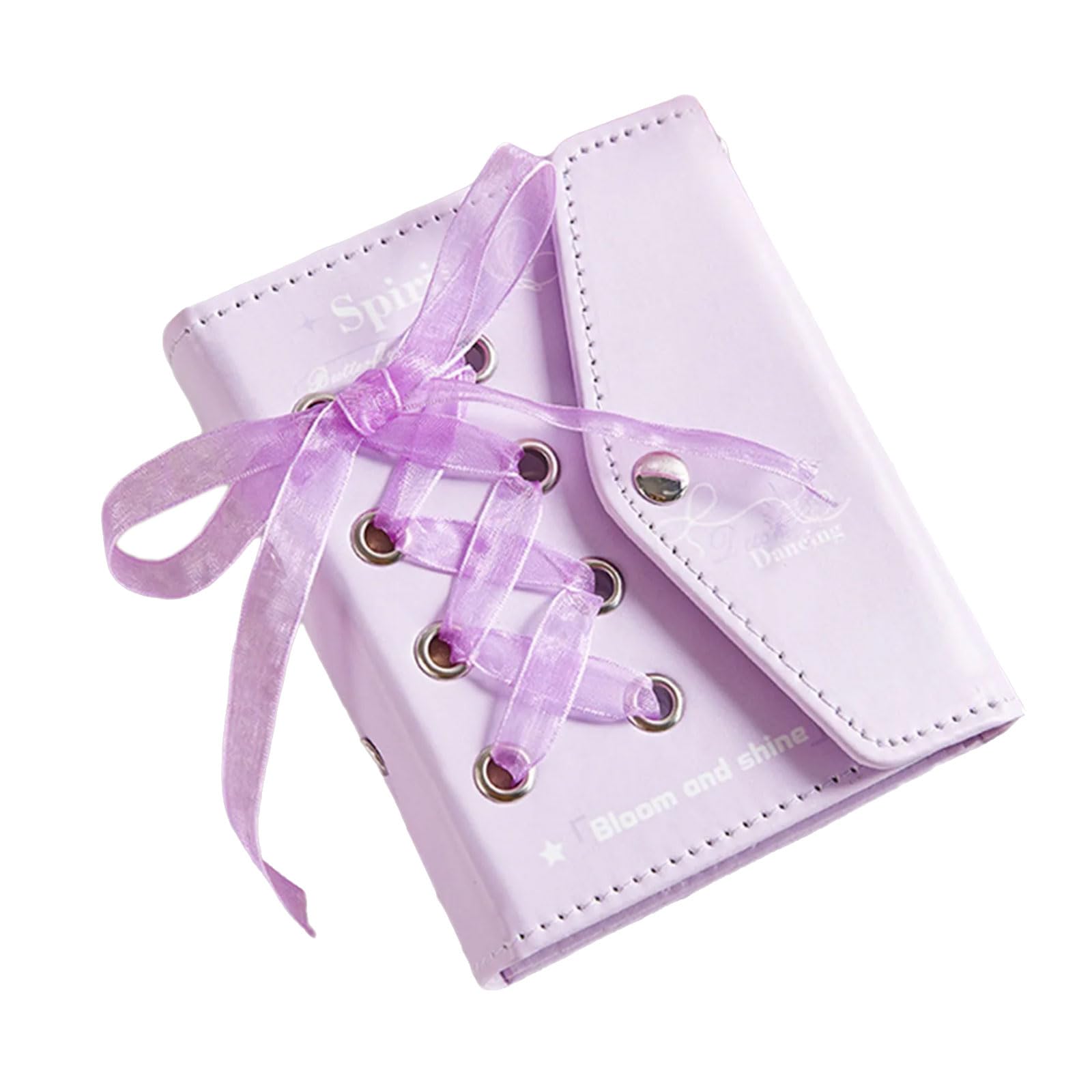 NEWFT Single Slot Card Organiser Durability PU Card Holder Creative Projects Customizable Photo Album For Ideas