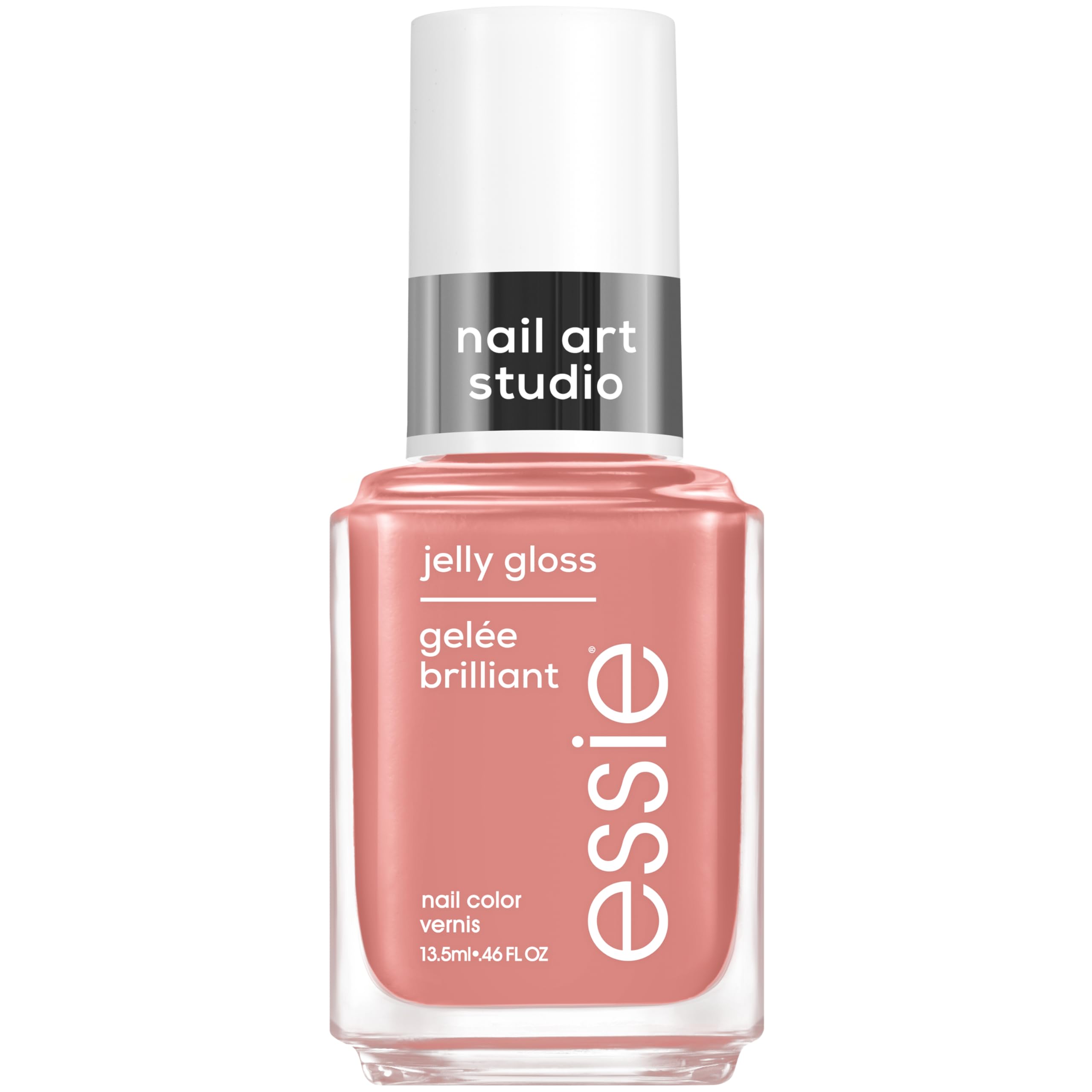essie salon-quality nail polish, shade: charm to stable (light pink), vegan, boho rodeo collection, 0.46 fl oz