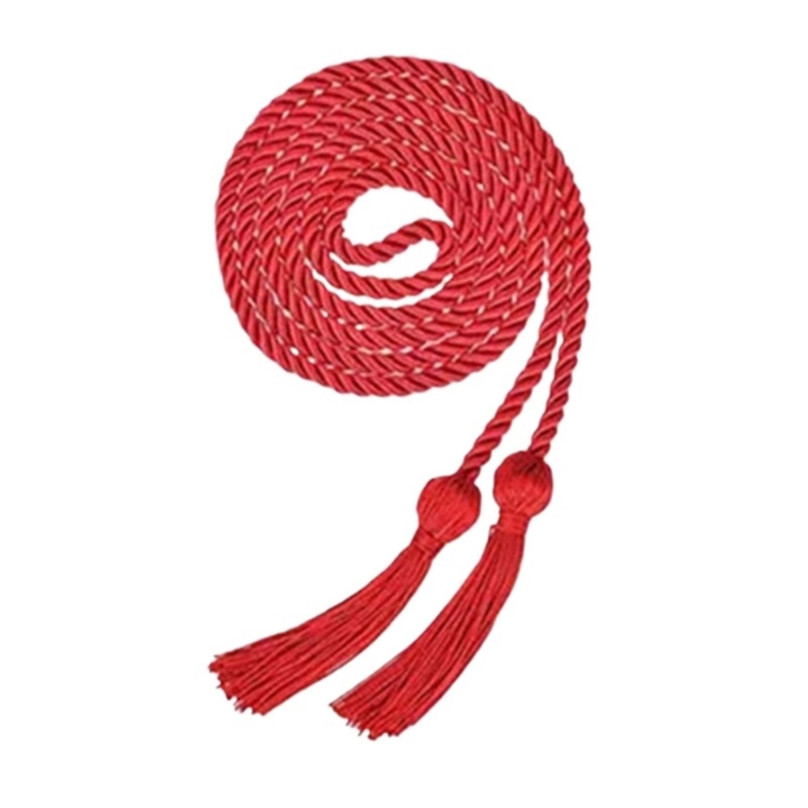 ZUXWUX Graduation Cord Graduation Ceremonies Cord With Long Tassels Rope Belt For Photos Parties(Color8)