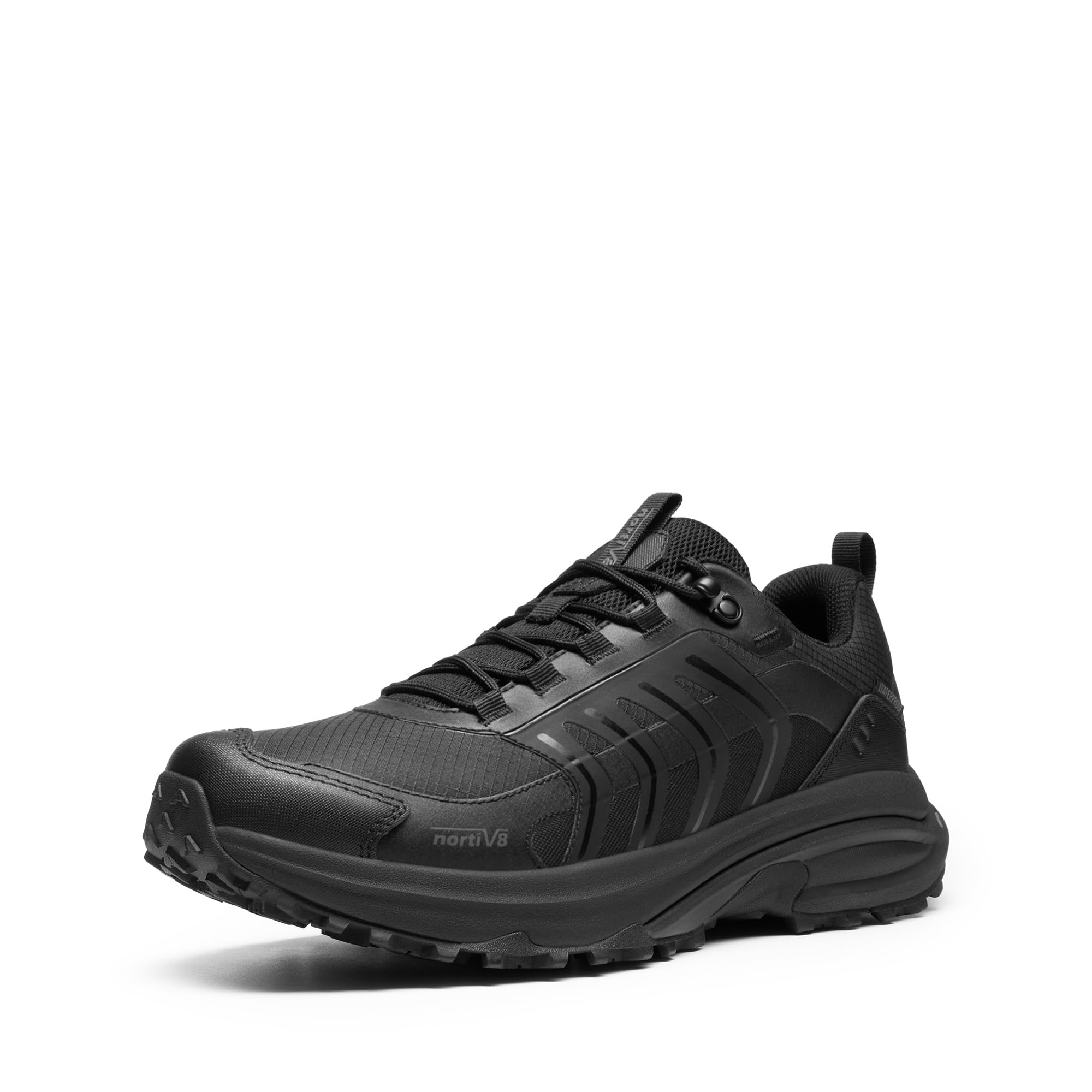 NORTIV 8 Scarpe Trekking Uomo Impermeabili Antiscivolo Leggere Comfort Camminate Outdoor Trekking Campeggio Arrampicata Uso Quotidiano Sneakers alla Moda