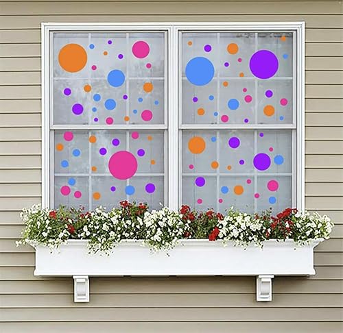 Miniatura 6 de 252 calcomanías de pared de lunares circulares para dormitorio de niños, sala de estar, aula, sala de juegos, vinilo extraíble, calcomanías de pared