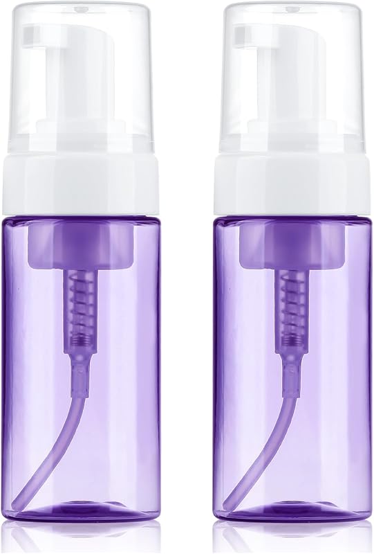 Frasco com Bomba Espumadora Dymoece 120 mL Roxo