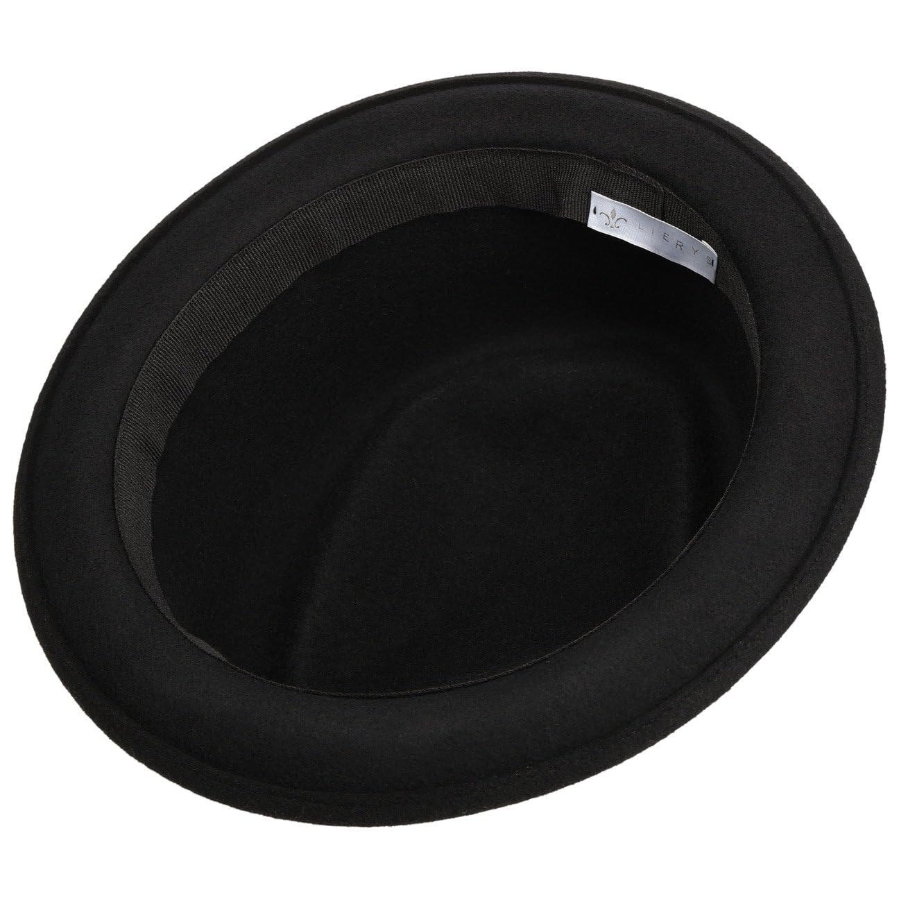 Lierys CHAPEAUSHOP Pork Pie Chapeau de Feutre avec Bande en Tissu Fabrique en Italie Homme Automne Hiver