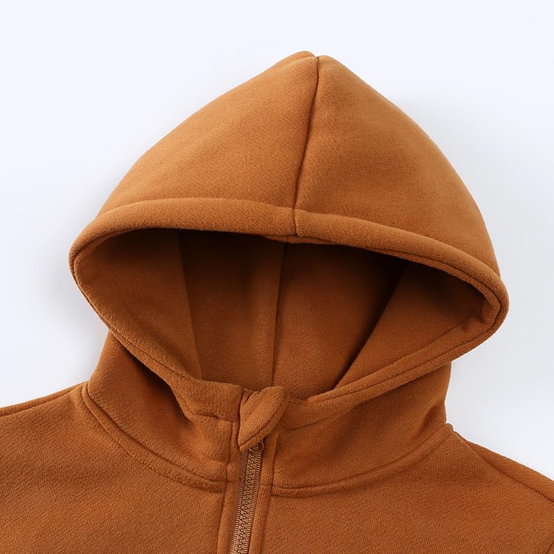 Image of MYGBCPJS Youth 2PCS Jogger Outfits Set Fleece Hooded + Sweatpants Boys Girls Athletic Sweatsuits Pullover Clothes