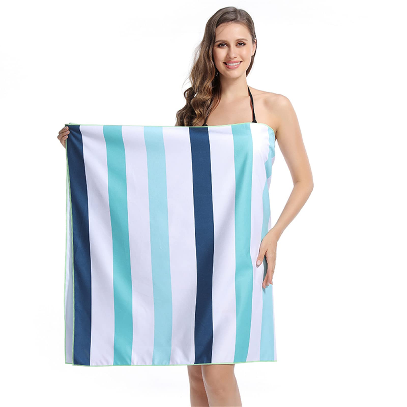 Telo Mare Microfibra 200X200 Marina Militare Asciugamano da Viaggio Leggero e Portatile,Asciugamano Spiaggia Adatta per Palestra, Yoga, Nuoto, Campeggio e Bagno