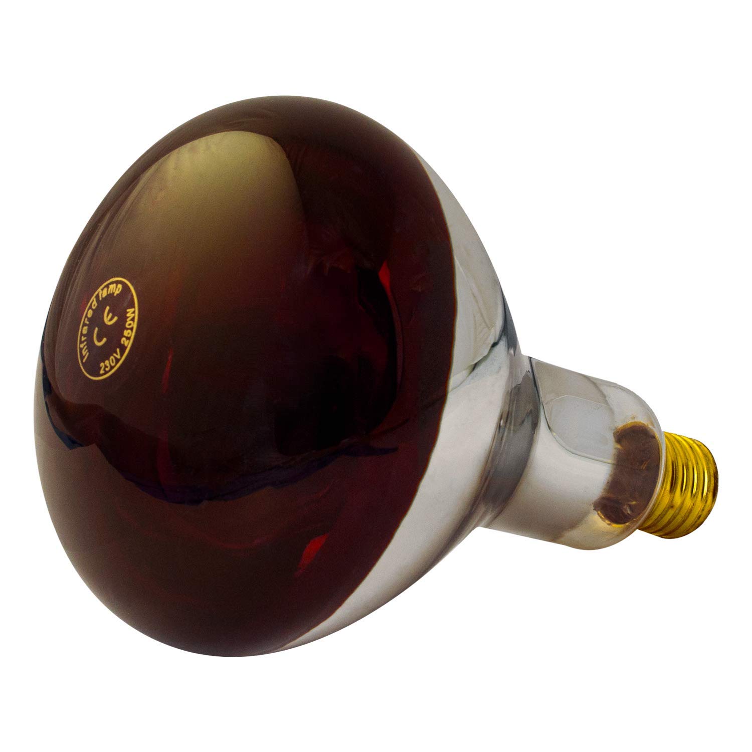 Lámpara Bombilla (Luz Roja) + Estufa Infrarrojos Portatil - Emite Calor - 250W E27 (Infrared Light Bulb + Heater)