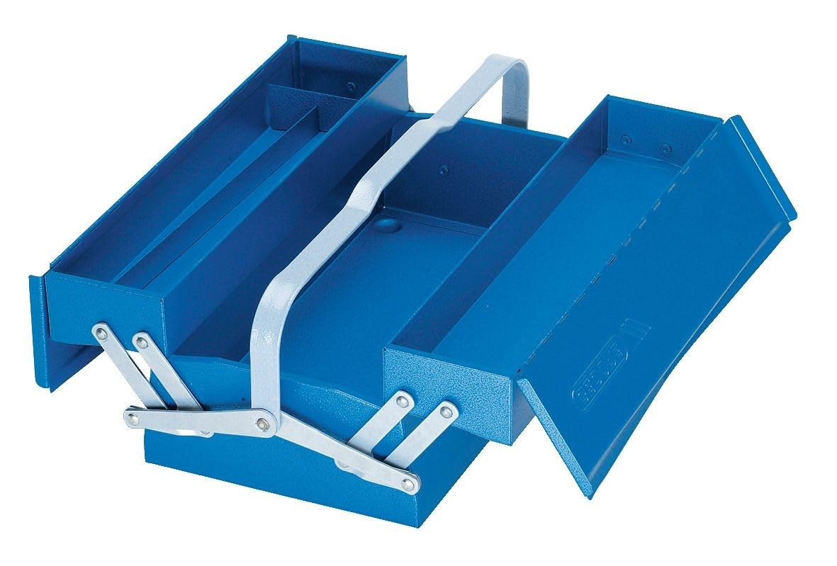 Gedore Blue 1263 L Tool Box Empty 3 Compartments 160 X 420 X 225 Mm 160 X 420 X 225 Mm