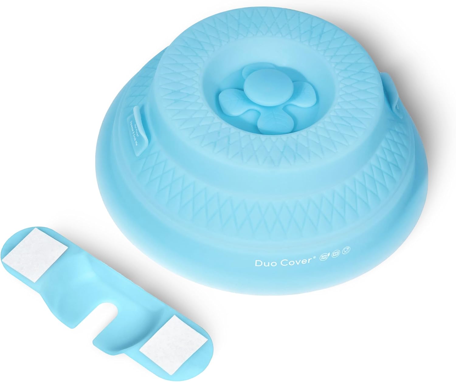 Duo Cover Cubierta plegable 4 en 1 para microondas para alimentos  Vaporizador de microondas alimentos húmedos  Agarra de forma segura platos