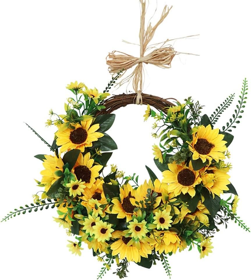 Faux Flower Garland Wedding Decoration Home Door Decoration Wall Hanging