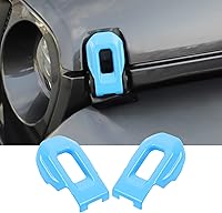 Vista 15 de Hoolcar Cubierta de soportes de cierre de capó para Jeep Wrangler JL JLU 2018-2021 y Gladiator JT 2020-2021, azul