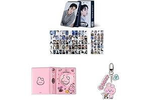 60Pcs Jungkook Photocards Postcards Cooky Binder Keyring Album Set