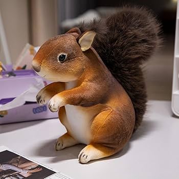 Amazon.co.jp: リスのぬいぐるみかわいいリスのぬいぐるみ人形