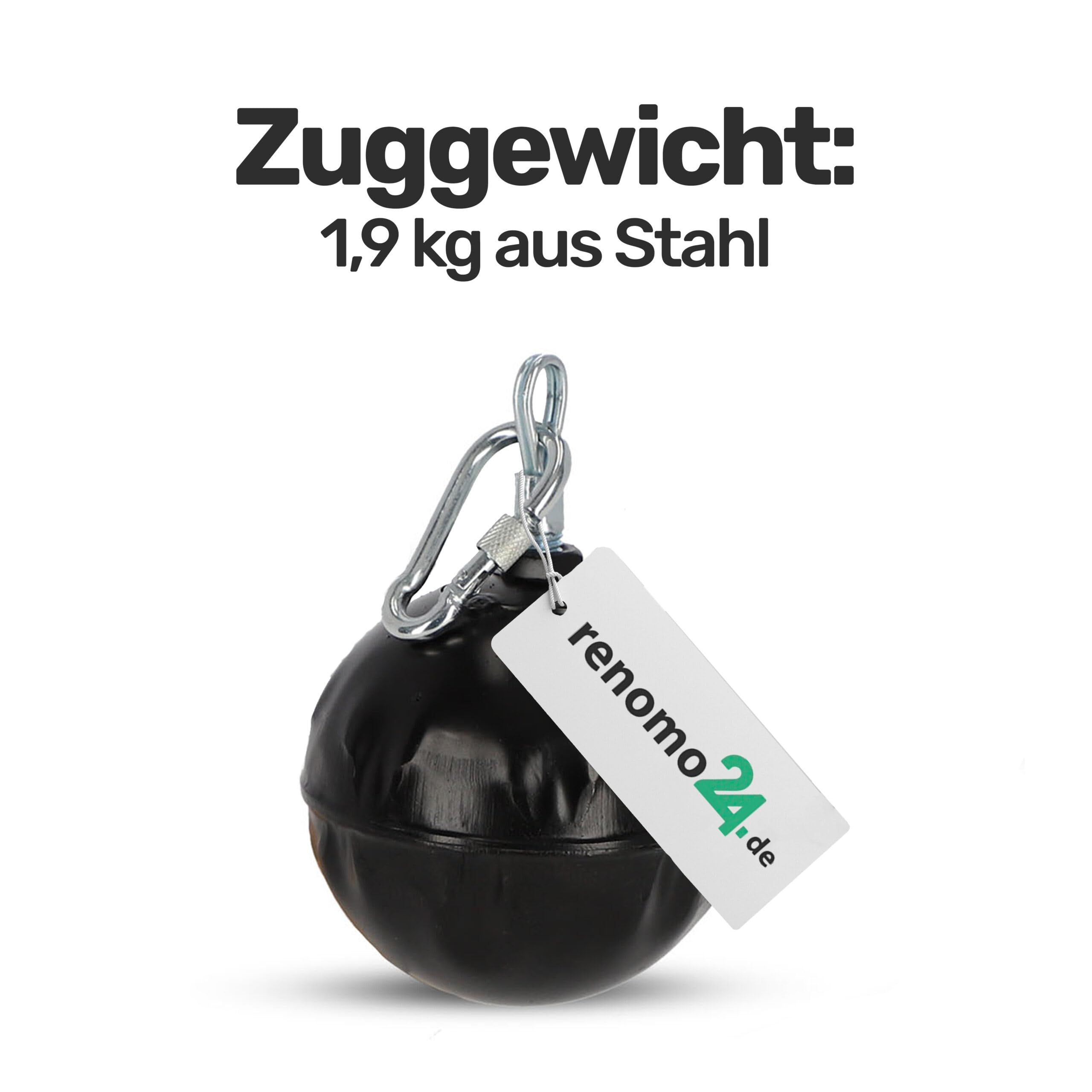 Schornsteinbesen Federstahl | Zuggewicht 1,9kg | Besengröße 200mm | Zugseil Länge 8m | Reinigungsset für effiziente Schornsteinpflege