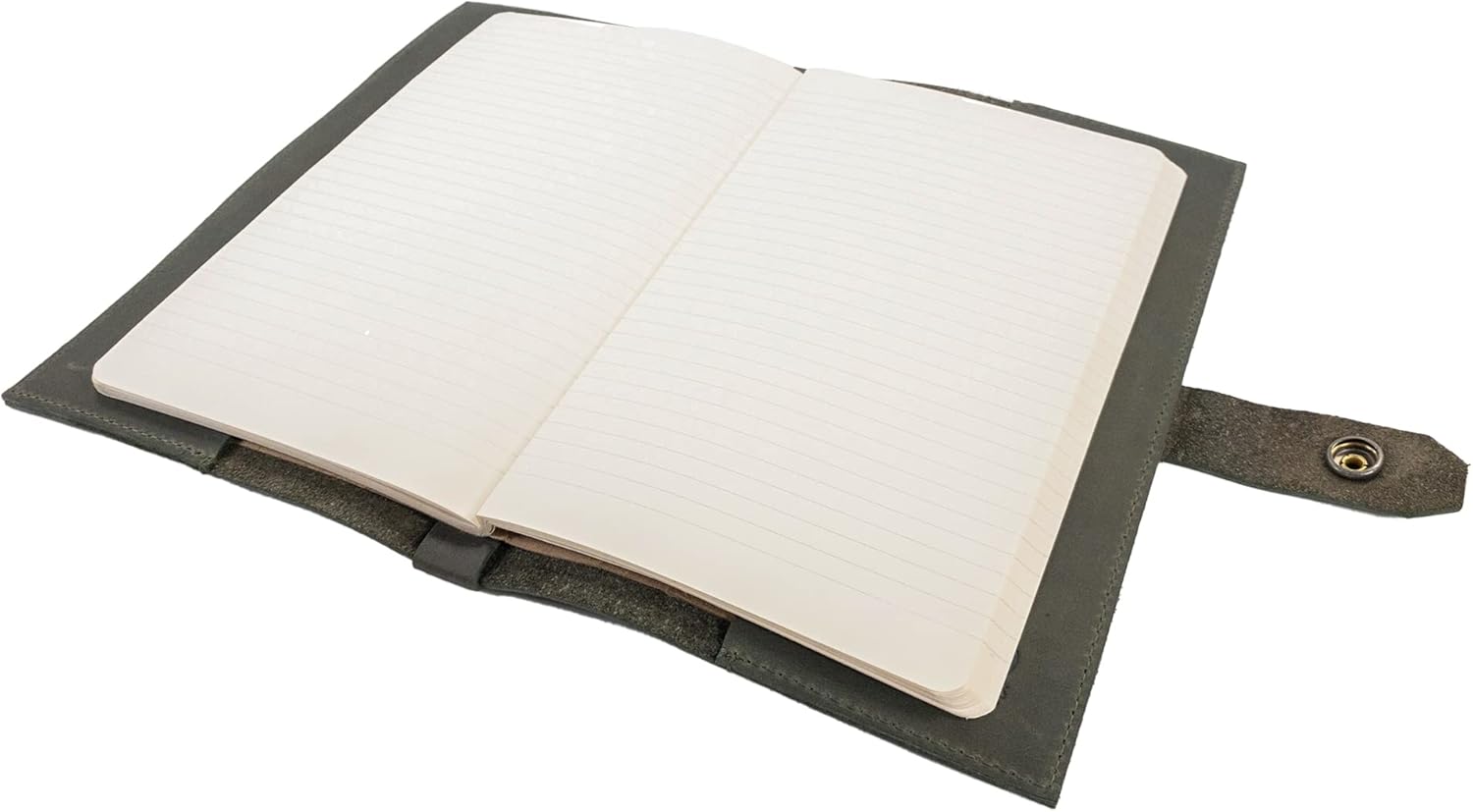 Hide & Drink, Riveted Notebook Cover for Moleskine (5 x 8.25 in.) Notebook NOT Included (Dark Jade)