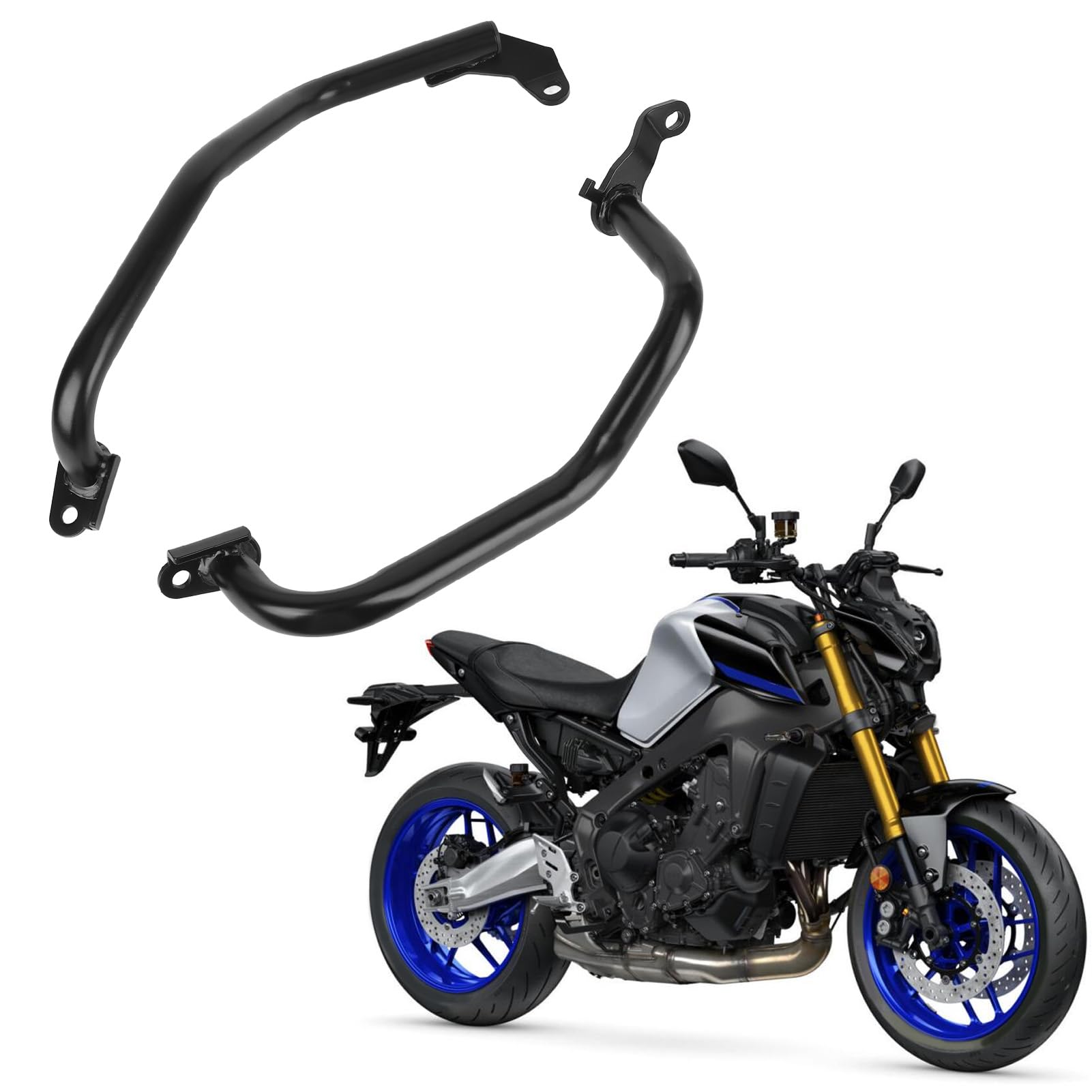 Ausla Osłona Silnika Motocykla, Ochrona żelaznej Ramy, Listwa Zabezpieczająca Silnika do XSR 900 2022–2023, Trwała Konstrukcja Zmniejsza Ryzyko obrażeń w Wypadkach