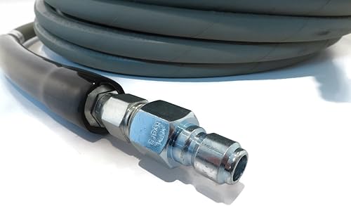 Miniatura 4 de The ROP Shop | Manguera de 100 pies - 4000 PSI, sin marcas con acopladores para bombas de hidrolavadora eléctrica