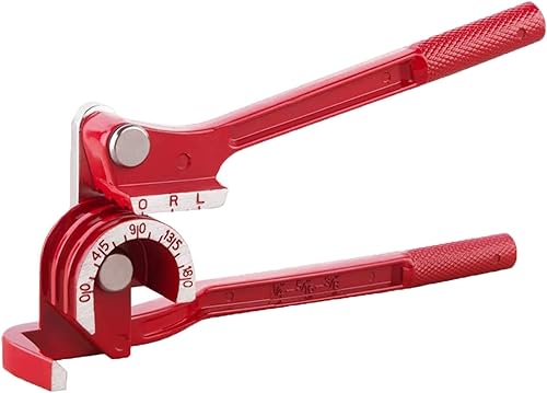 3 en 1 Herramientas de flexión de tubos manuales Dobladora de tubos de 180 grados para 14 516 y 38 pulgadas de cobre de aluminio fino acero