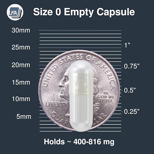 Miniatura 3 de Cápsulas vacías tamaño 0  Pululan vegano transparente  Tarro de 500 unidades  Se adapta a la bandeja de llenado de cápsulas  Tapas vegetarianas